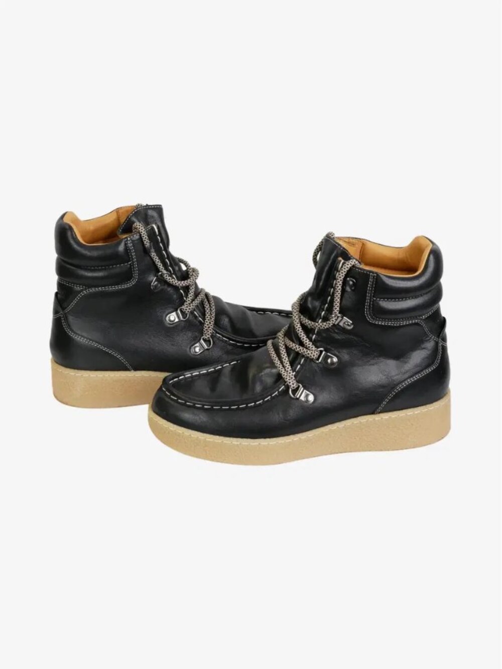 ISABEL MARANT Alpica Leather Ankle Boots 39
